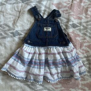 Osh kosh skirt overall 6-9 months